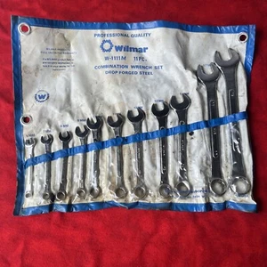 Vintage Wilmar 11pc Combination Wrench Set Dropped Forged Steel 6-19mm (t44) - Picture 1 of 8