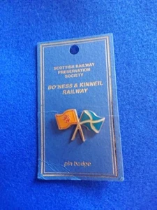 Scottish Railway Preservation Society Bo'ness & Kinneil Railway Pin/Lapel Badge - Picture 1 of 3