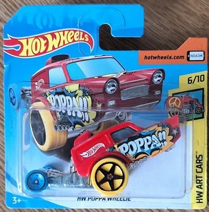 HOT WHEELS HW POPPA WHEELIE HW ART CARS 6/10 2018 351/365 FJW75 MATTEL - Imagen 1 de 1