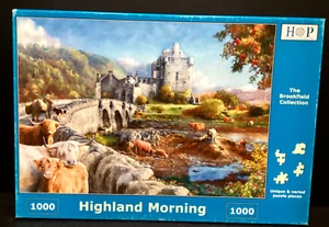 House of Puzzles 1000pc Highland Morning by Czes Pachela 2015 jigsaw puzzle - Picture 1 of 2