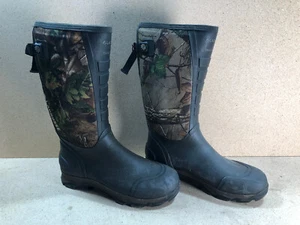 LaCrosse 16" 4XAlpha Waterproof Snake Boots Mossy Oak Camo - Men's Size 14 - Picture 1 of 6