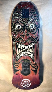 Vintage Santa Cruz Rob Roskopp Face Old School Skateboard Deck Jim Phillips Art - Picture 1 of 8
