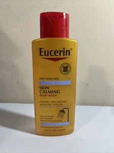 EUCERIN Skin Calming Body Wash for Dry Itchy Skin Fragrance Free 8.4 fl oz New - Picture 1 of 5