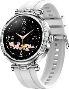 Smart Watch 1.27'' HD Screen Pedometer Heart Rate Fitness Tracker Android IOS - Picture 1 of 10