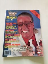 Vintage WWF Wrestling Magazine January 1989 Big Boss Man Mr Perfect Brother Love