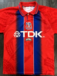 Original Authentic Nutmeg Crystal Palace 1995/1996 Home Shirt Mens Medium - Picture 1 of 20