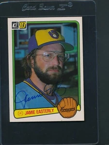 1983 Donruss #280 Jamie Easterly Brewers Signed Auto *C2908 - Picture 1 of 1