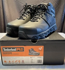 Nuevas Botas Timberland PRO Ridgework Compuesto Puntera de Seguridad Impermeables Talla Mediana 10M - Imagen 1 de 5