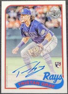 TRISTAN GRAY 2024 TOPPS BASEBALL 35TH ANNIVERSARY AUTO RC PITTSBURGH PIRATES SP - Picture 1 of 2