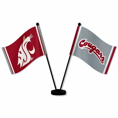 Banderas de escritorio de Washington State Cougars Foto 1 de 4