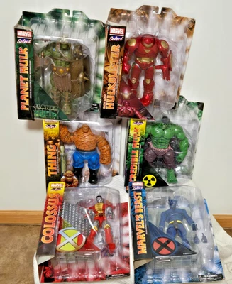 Marvel Select Action Figures Hulk,Thing,Planet Hulk, Beast,Colossus, Hulk Buster - Image 1 of 4