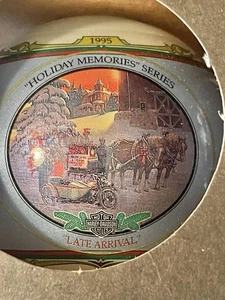 1995 MINT Harley Davidson Holiday Memories Ornament Late Arrival Series 2 - Picture 1 of 8