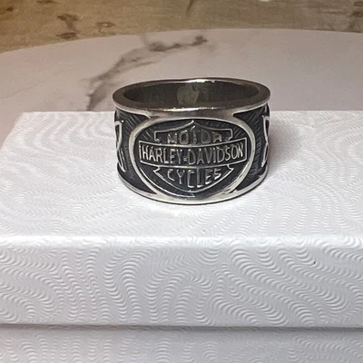 Alianza de boda Harley-Davidson talla US 8,5 925 plata diseño celta 12,31 gramos Foto 1 de 4