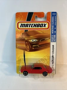 MATCHBOX HERITAGE CLASSIC Red 1968 MERCURY COUGAR - Picture 1 of 6