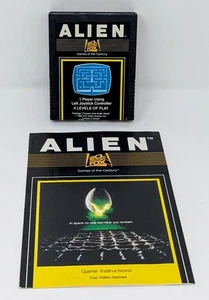 Alien (Atari 2600, 1982) mit Handbuch - getestet & funktionsfähig! - Bild 1 von 5