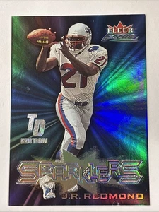 2000 Fleer Focus TD Edition Sparklers J. R. Redmond Patriots 1/13 RARE!! - Picture 1 of 3