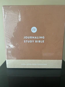ESV Journaling Study Bible (TruTone Over Board, Nubuck Caramel) NEW SEALED - Picture 1 of 3