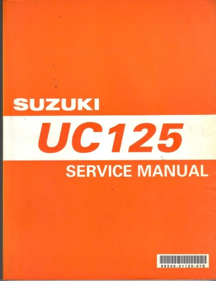 SUZUKI 125 EPICURO UC125,UC125X 1999 ORIGINAL FACTORY WORKSHOP MANUAL - Image 1 of 1