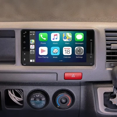 Radio estéreo para automóvil 4+64G para Toyota Hiace 2006-2019 Carplay Android 15 navegación GPS de 7" Foto 1 de 4