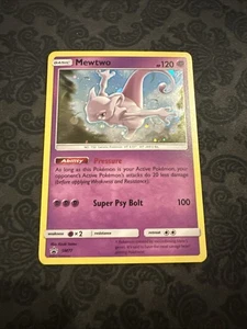 Pokémon Mewtwo SM77 Black Star Promo Holo Card - Picture 1 of 2