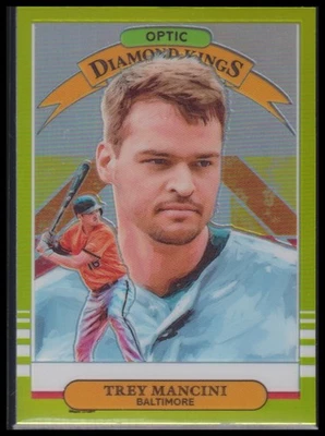 2019 Donruss Optic Trey Mancini Lime Green DK  5 - Image 1 of 2