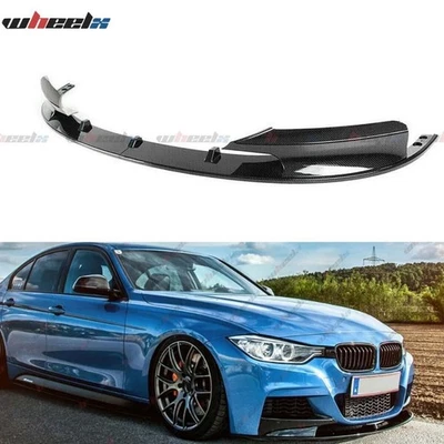 Parachoques delantero deportivo Fit Fit Fit 2012-2018 BMW F30 serie 3 M fibra de carbono Foto 1 de 4
