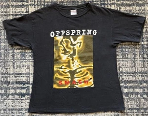 Vintage 1994 The Offspring Smash World Tour Parking Lot T Shirt XL Green Day 90s - Picture 1 of 7