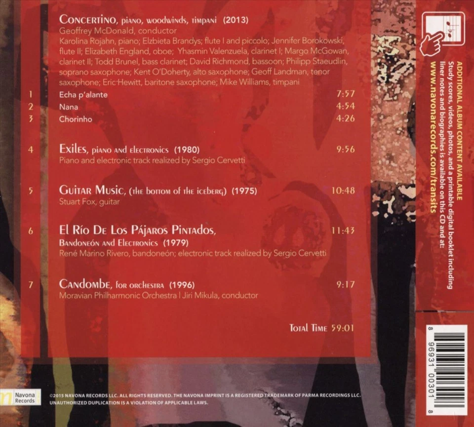 SERGIO CERVETTI TRANSITS: MINIMAL TO MAYHEM NEW ENHANCED CD Foto 1 de 1