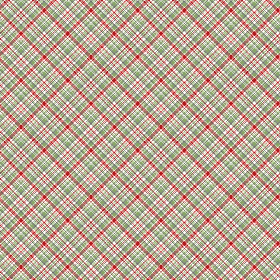 Northcott The Christmas Mouse FLANELA F28042 10 sesgo algodón a cuadros Foto 1 de 1