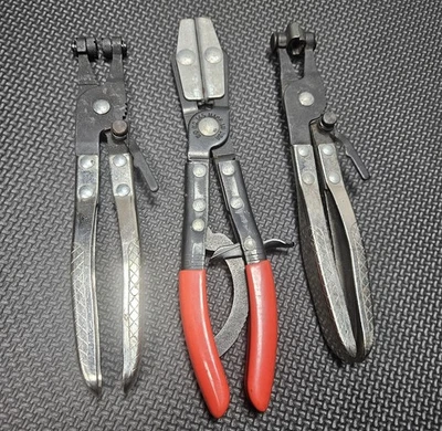 K-D Tools Abrazadera de manguera y alicates de pellizco de manguera Lote de 3 #145 #428 + 1 desconocido # EE. UU. Foto 1 de 4