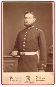 Photo Roth Fils, Thionville, Unteroffizier en uniforme, Portepee et Bajonett - Picture 1 of 2