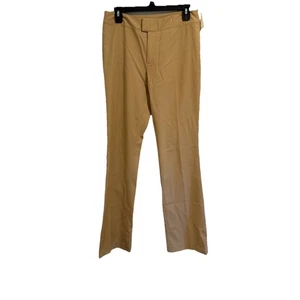 Vintage 1999 Ralph Lauren Tartan Label Größe 6 hellbraun gerades Bein Hose Trousers - Bild 1 von 16