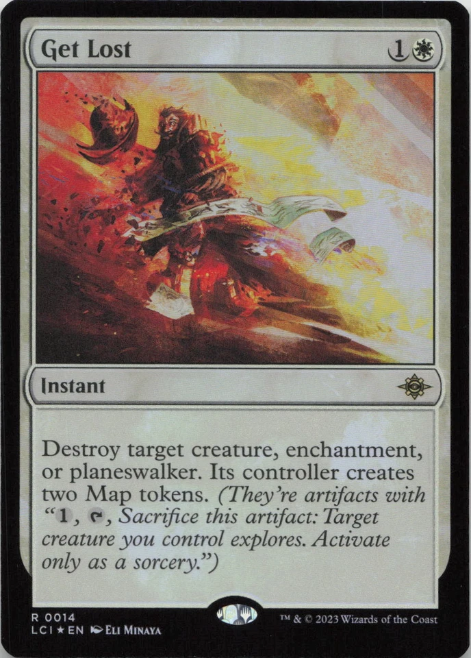 Get Lost - FOIL - R The Lost Caverns of Ixalan 14 - MTG - Image 1 of 1