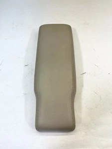 1994-1999 Cadillac DeVille Center Console Beige Leather Armrest Top Lid - Picture 1 of 11