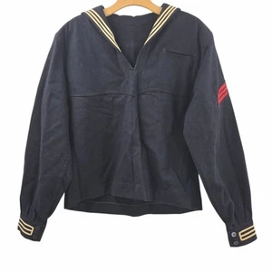 Uniforme de la Marina de los Estados Unidos Top de Lana Talla 44 R Camisa de Marinero Crackerjack De Colección  - Imagen 1 de 12