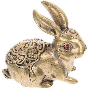 Rabbit Ornaments Tabletop Bunny Adornment Figurines Home Decor Baby - Picture 1 of 12