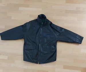 Vintage Lederjacke Herren, gefüttert, Joop, Größe L/XL, mit Kapuze, - Bild 1 von 8