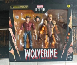 Marvel Legends Wolverine 50th Anniversary Logan vs Sabretooth 2-pack - Picture 1 of 4