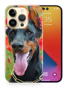 CASE COVER FOR APPLE IPHONE|DOBERMAN DOG 1 - Foto 1 di 44