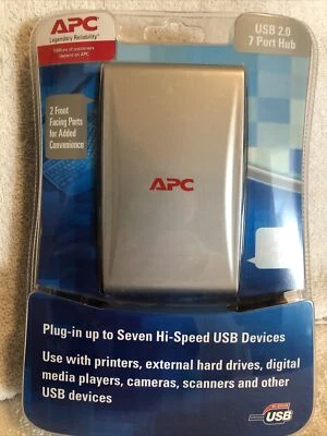 apc usb 2.0 7 port hub 2 front ports & 5 rear ports - Image 1 of 2