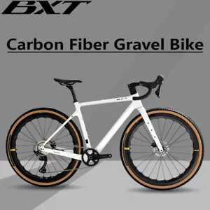 Carbon Gravel Bike Hydraulic Disc Bike With SHIMANO GRX-600 11 Speed 700X40C - Picture 1 of 20