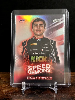 2024 Topps Chrome Formula 1 - SPEED DEMONS #SD-23 - Enzo Fittipaldo - Image 1 of 2