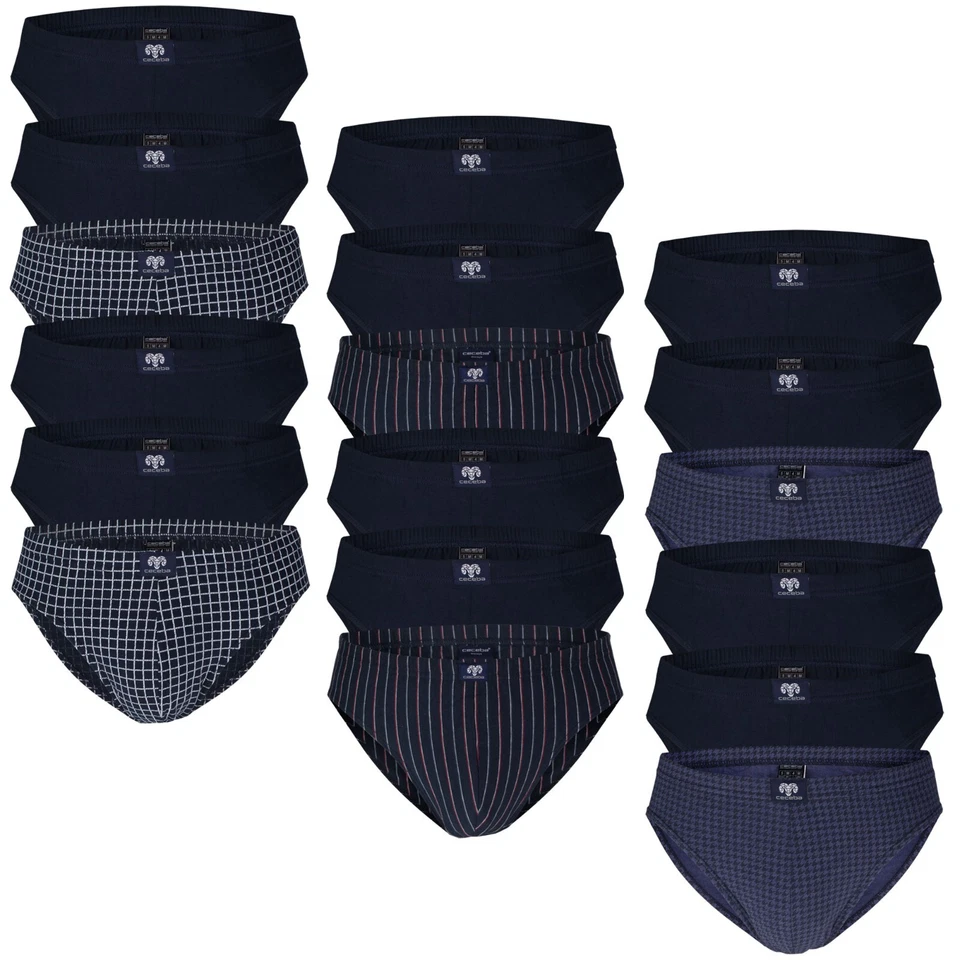 Herren Slips von CECEBA ohne Eingriff körpernah 100% Baumwolle | 6 Stück - Bild 1 von 1