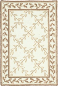 Safavieh Hand Hooked IVORY / BEIGE Carpet Area Rug 3' x 5' - Picture 1 of 1