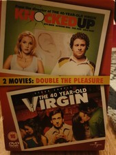Knocked Up/40 Year Old Virgin (DVD, 2007, 3-Disc Set, Box Set)
