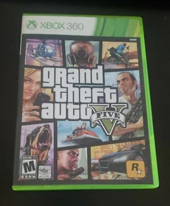 Grand Theft Auto V GTA 5 Microsoft Xbox 360- Complete - Picture 1 of 4
