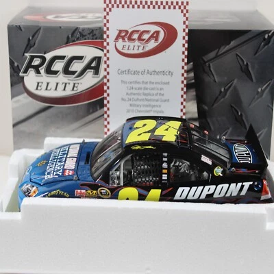 JEFF GORDON 2010 ELITE #24 ВОЕННОЙ РАЗВЕДКИ NAT GUARD CHEVY /300 СДЕЛАНО XRARE - Изображение 1 из 4