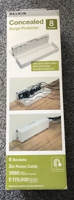 Belkin Concealed Surge Protector 8 Sockets - Image 1 of 4