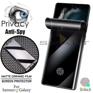 For Samsung Galaxy S25 S24 23 Ultra Ceramic Privacy Matte Glass Screen Protector - Picture 1 of 16
