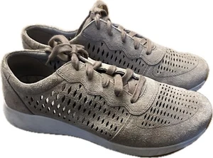 Damen 9,5-10 40 Dansko Charlie Sneaker Wildleder taupe Schnürer perforiert 4250200300 - Bild 1 von 6